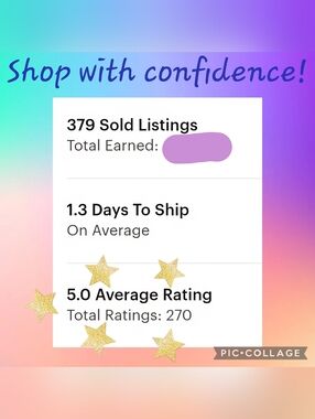 Shop with confidence!